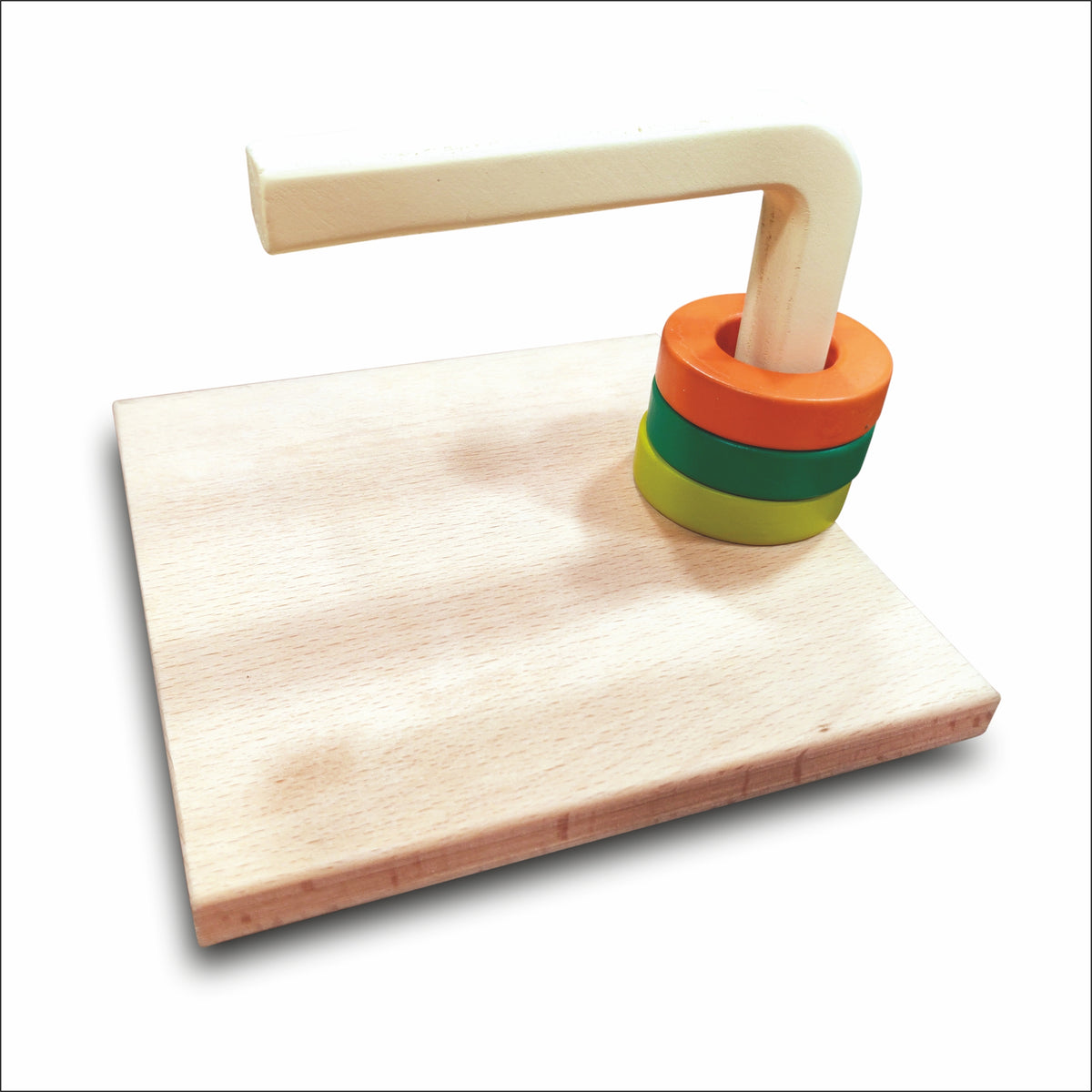 Montessori inspired Curved Dowel Stacker WoodBee Toys