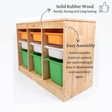 9‑Bin Storage Unit – Compatible with IKEA TROFAST