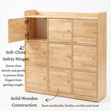 Wooden Cubby Locker – 9‑Compartment Storage Unit