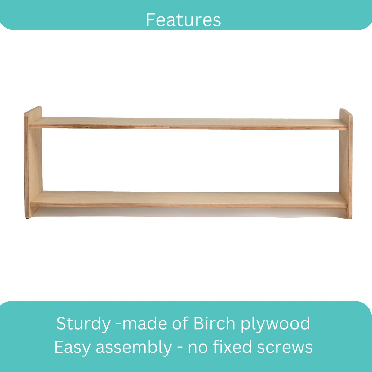 Buy Classic Montessori Low Toy Shelf Woodbee Toys WoodBee Toys