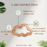 Cloud Neem Wood Teether