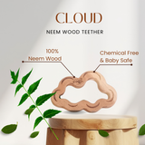 Cloud Neem Wood Teether