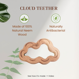 Cloud Neem Wood Teether