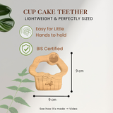 Cup Cake Neem Wood Teether