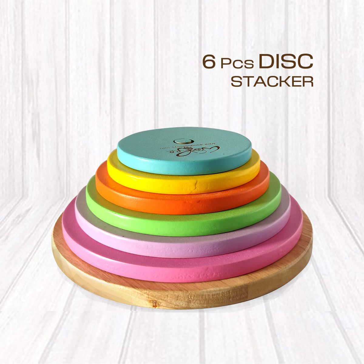 Wooden Disk Stacker Toys Quality Stacking for Kids | Woodbee Toys ...