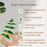 Whale Neem Wood Teether