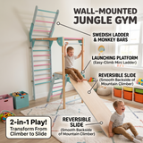 Wall-mounted foldable Jungle Gym
