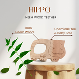 Hippo Neem Wood Teether