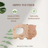 Hippo Neem Wood Teether