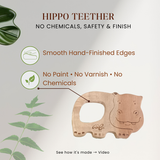 Hippo Neem Wood Teether