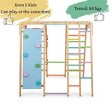 Jumbo Jungle Gym for even 5 kids can play at the same time with weight bearing capacity of 80 kgs.