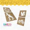 Karyo Play Stencils