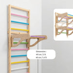 WoodBee Movable Monkey Bar dimension: 60 cm / 2 ft and 40 cm / 1.4 ft