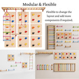 WoodBee Modular Jungle Gym Ultimate 1 - Modular & Flexible. Flexible to change the layout and add more components if required