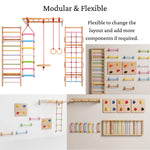 WoodBee Modular Jungle Gym Ultimate 2 - Modular & Flexible. Flexible to change the layout and add more components if required