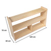 Montessori Two-Tier Toddler Shelf / Low Shelf