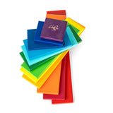 Rainbow Plates - 12 pc