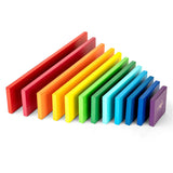 Rainbow Plates - 12 pc