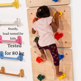 Wooden Rocking Climbing Panel for Kids – 80 kg Rated