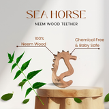 Sea Horse Neem Wood Teether