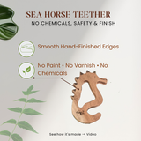 Sea Horse Neem Wood Teether