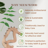 Sea Horse Neem Wood Teether