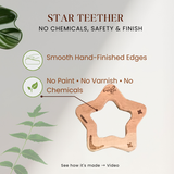 Star Neem Wood Teether
