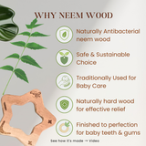 Star Neem Wood Teether
