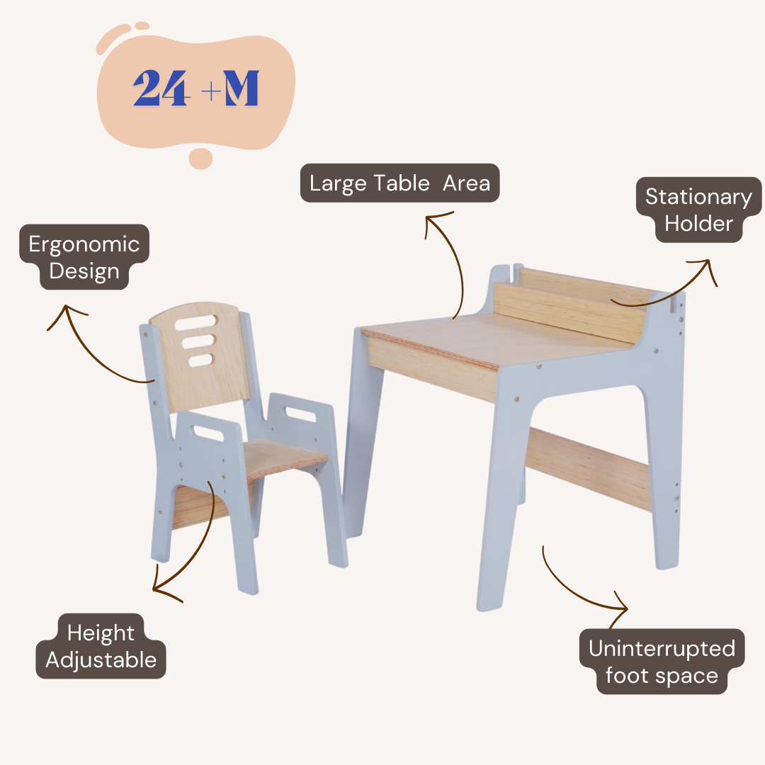 Toddler Study Table & Chair