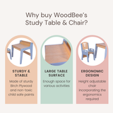 Toddler Study Table & Chair
