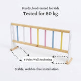 Wooden Wall Mounted Monkey Bars – 80 kg Rated Hanging Climber