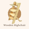Wooden High Chair