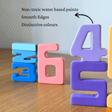 Wooden Number Building Blocks