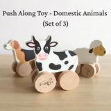 Push Along Toy - Domestic Animals (Set of 3)