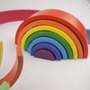 Montessori rainbow stacker large