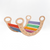 Montessori Rainbow wooden rocker
