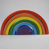 Wooden Rainbow stacker large