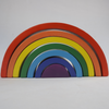 Wooden Rainbow stacker large