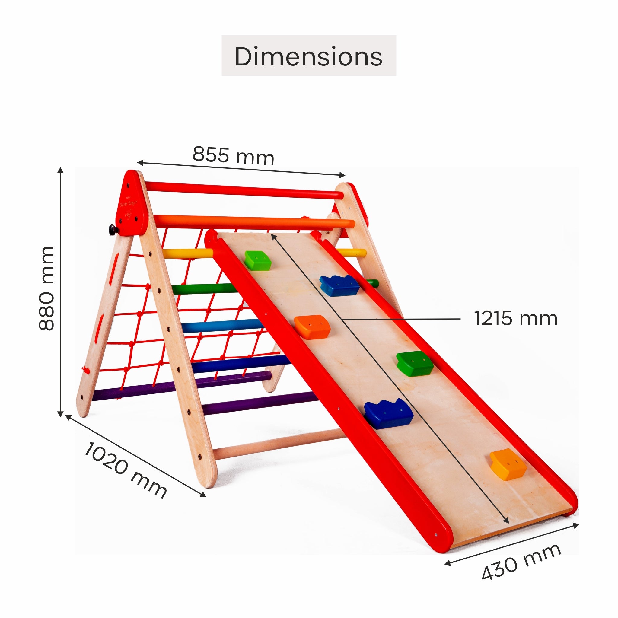 Pikler triangle dimension