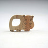 Neem Wood Teether Hippo, Giraffe and Panda