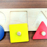 Shapes board game for kindergarden