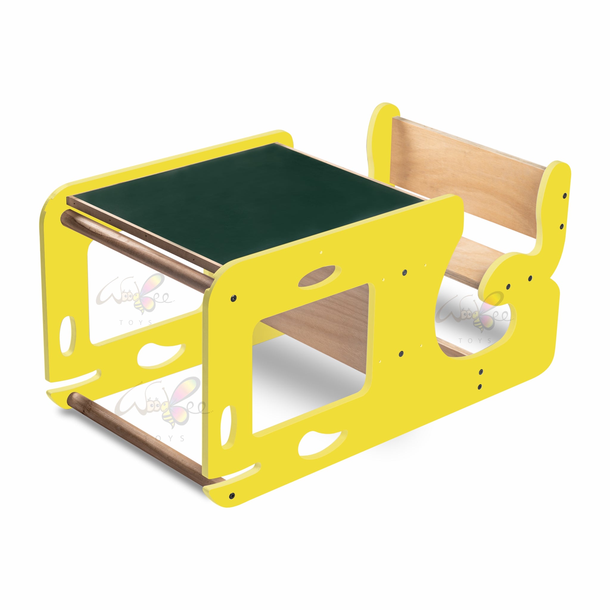 Kitchen Helper / learning tower or baby tower/ activity table / Sensory table / Easel Stand in golden yellow colour