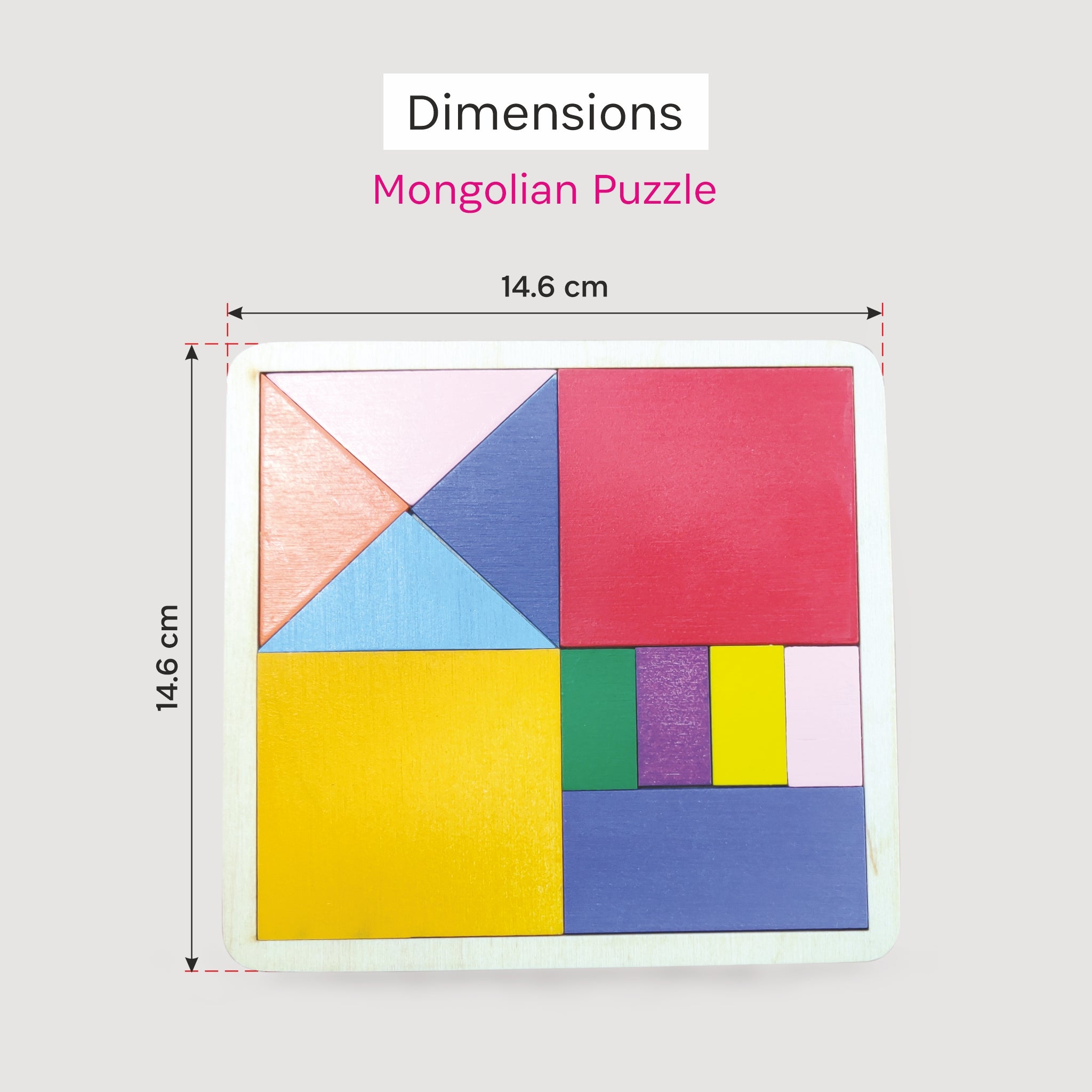 16+ Wooden Tangram Puzzle Game
