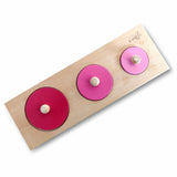 Wooden circle puzzle