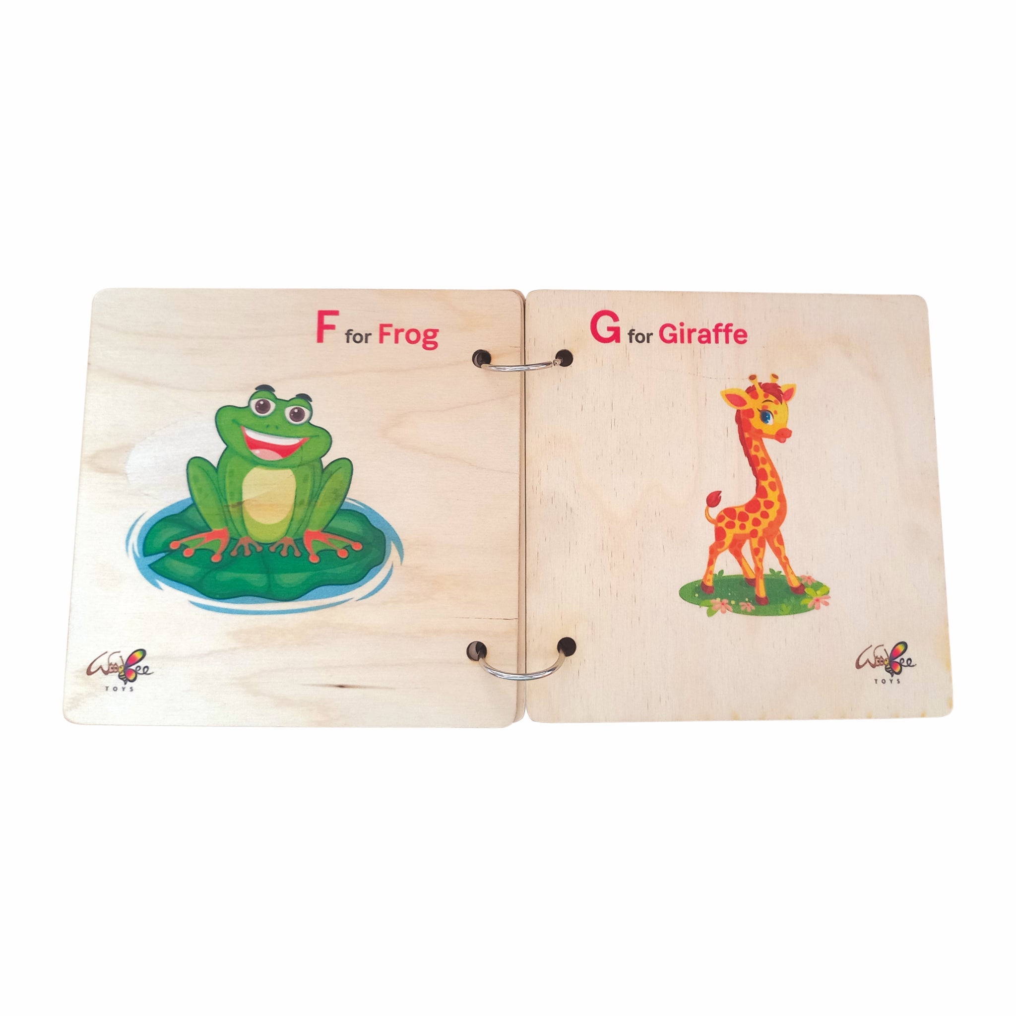 Wooden first book for babies