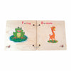 Wooden first book for babies