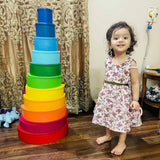 Wooden Rainbow Semi circle