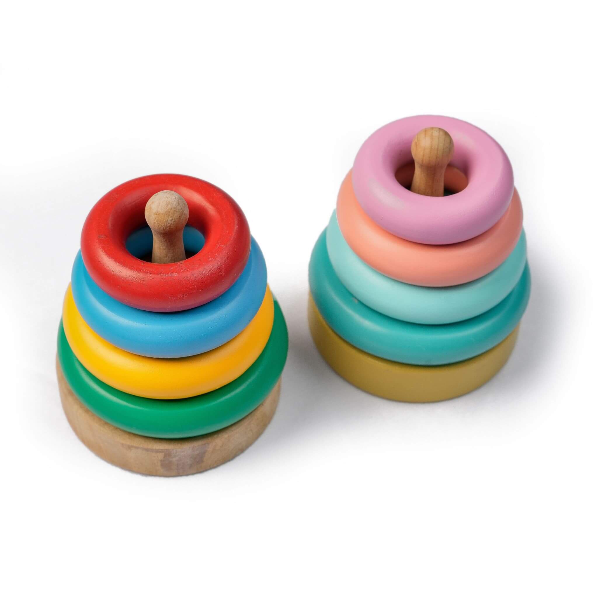 Ring Stacker Classic Developmental Toy | Woodbee Toys – WoodBee Toys