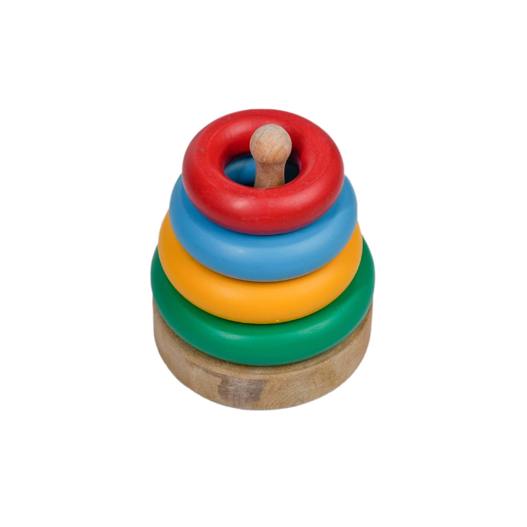 Ring Stacker Classic Developmental Toy | Woodbee Toys – WoodBee Toys