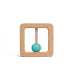 Wooden Square Rattle